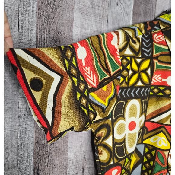 KENNINGTON Ltd Short Sleeve SHIRT Bold Button Pocket Vintage Gift Men's Large - Picture 5 of 9